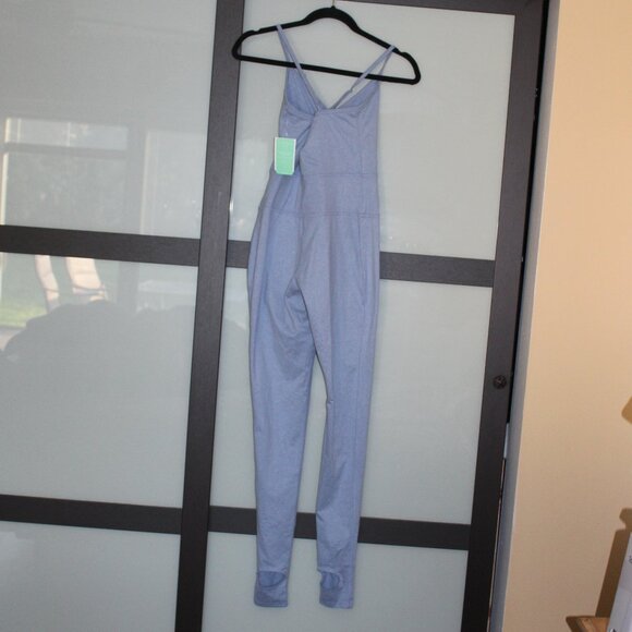 Forever 21 Active One-Piece Romper Blue Mirage Size Small Wicking Fabric - NWT - Picture 7 of 15